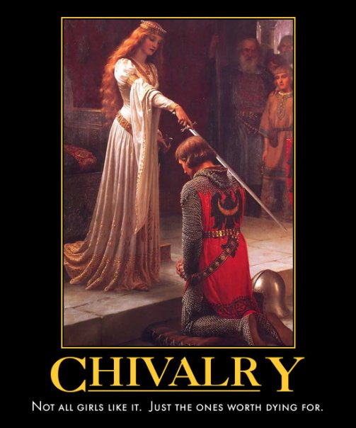 chivalry code respect women